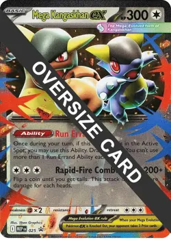 Mega Kangaskhan ex - 025 Pokemon Lenticular Jumbo Card 7 - Image 1