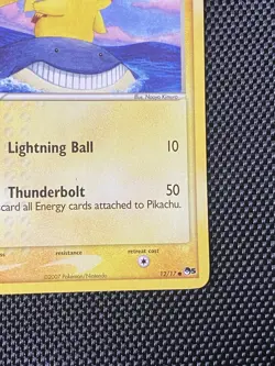 Pikachu Pop Series 5 12/17 Common Non-Holo Promo Card LP+ - Image 4