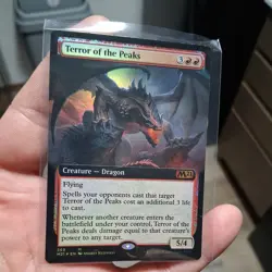 1x Terror of the Peaks ~ Extended Art NM-Mint, English Core Set 2021 MTG Magic - Image 3