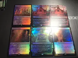 Mtg Lorwyn Shocklands Lot Of 6 Nm Blood Crypt Overgrown Tomb Steam Vents - Image 1