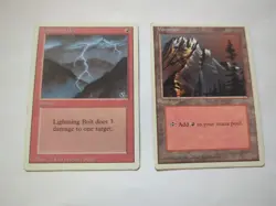 Lightning Bolt Revised Edition & mountain 4th edition - Image 2