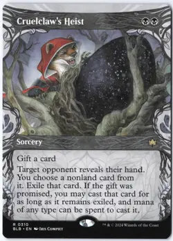 Cruelclaw's Heist (Showcase) R Bloomburrow 310 LP - Image 1