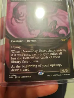 MTG DSK Doomsday Excruciator (Borderless) Duskmourn: House of Horror R 346 - Image 2