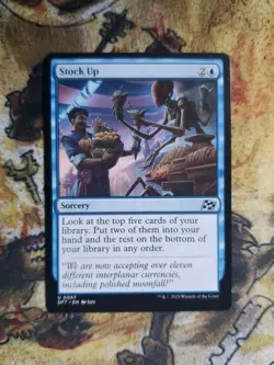 x1 Stock Up DFT Aetherdrift MTG 67 UNCOMMON M/NM 1x - Image 1