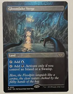 Gloomlake Verge Borderless - Duskmourn: House of Horrors MTG - Image 1