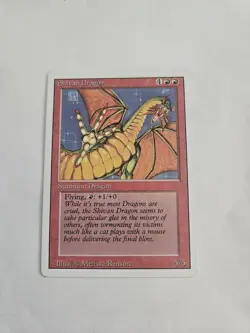 MtG Shivan Dragon - Revised Edition Regular NM - Image 1