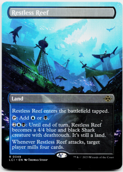 Restless Reef (Borderless) - [The Lost Caverns of Ixalan] MTG Magic - NM/M 💧💀 - Image 3