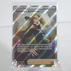 Pokemon TCG Cynthia's Ambition 169/172 Brilliant Stars Full Art NM Or Mint - Image 1