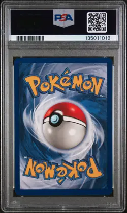 Hitmonlee-Holo Pokemon Fossil 7 NM PSA 9 - Image 2