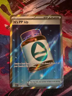 Ascended Heroes N's PP Up 262/217 Full Art Ultra Rare Pokemon ENGLISH NM - Image 1