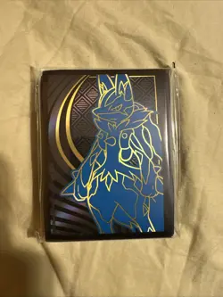 Pokemon ETB Sleeves - Mega Evolution Lucario Sealed New 65 Sleeves - Image 1