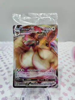 Pokemon TCG - Eevee VMAX SWSH087 - Black Star Promos - Holo - SEALED - Image 1