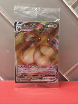 Pokemon TCG Sword & Shield Sealed Eevee Vmax Black Star Promo Card SWSH087 - Image 1