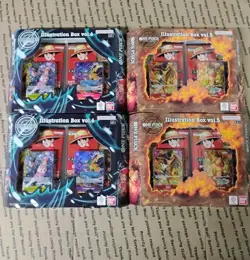 One Piece Illustration Box IB05 + IB06 Vol 5 & 6 - ENG Sealed NEW Lot Of 4 - Image 1