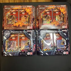 One Piece Illustration Box IB05 + IB06 Vol 5 & 6 - ENG Sealed NEW Lot Of 4 - Image 1