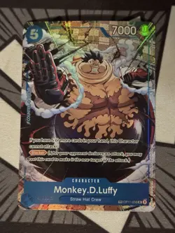TR Monkey D. Luffy OP13 English One Piece TCG Card Treasure Rare M/NM - Image 3