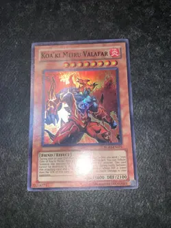 Yu-Gi-Oh! TCG Koa'ki Meiru Valafar RGBT-EN021 Unlimited Super Rare Holo NM Card - Image 1
