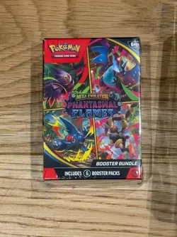 Pokemon TCG:Mega Evolution-Phantasmal Flames Booster Bundle (6 Packs) IN HAND - Image 1