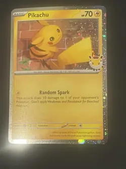 Pokemon Pikachu Promo Holo 051/162 TEF English 2026 Pokemon Day - Image 1