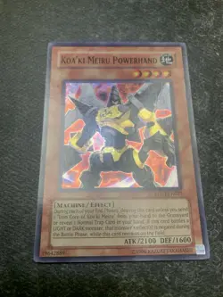 Yu-Gi-Oh! TCG Koa'ki Meiru Powerhand RGBT-EN022 Unlimited Edition Super Rare NM - Image 1