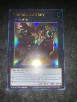 Yu-Gi-Oh! TCG Gagaga Cowboy RA04-EN064 Ultra Rare Foil 1st Edition NM - Image 1