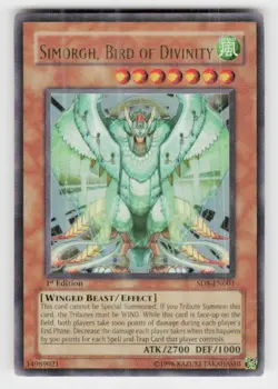 Structure Deck: Lord of the Storm #SD8-EN001 Simorgh, Bird of Divinity - Image 1