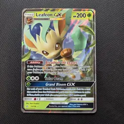 Pokemon Card - Leafeon GX Ultra Prism 13/156 Ultra Rare Holo Rare - M/NM - Image 1