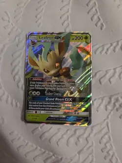 Pokemon TCG Leafeon GX Ultra Prism Card 13/156 Ultra Rare | Near Mint - Image 1