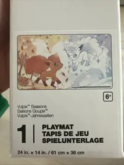 Pokemon Center Exclusive TCG Card Game Vulpix Seasons Playmat Play Mat BRAND NEW - Image 1