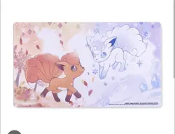 NEW Pokemon Center Exclusive TCG Card Game Vulpix Seasons Playmat Play Mat - Image 2