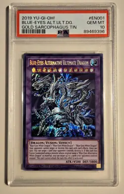2019 YU-GI-OH! Blue Eyes Alternate Ultimate Dragon TN19-EN001 PSA 10 - Image 1