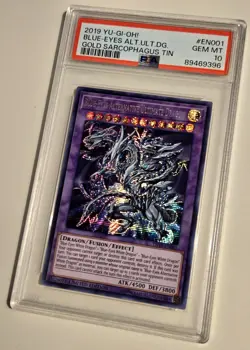 2019 YU-GI-OH! Blue Eyes Alternate Ultimate Dragon TN19-EN001 PSA 10 - Image 3