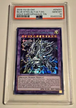 2019 YU-GI-OH! Blue Eyes Alternate Ultimate Dragon TN19-EN001 PSA 10 - Image 4