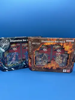 One Piece Card Game Illustration Box Vol. 5 & 6 Sealed Bundle New - Image 1