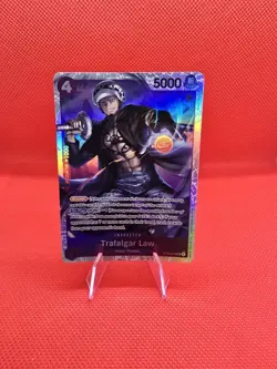 One Piece Trafalgar Law ST10-010 SR PRB-01 TCG English NM - Image 1