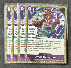 One Piece Divine Departure OP13-076 R Play Set (x4) Carrying on His Will - ENG - Image 1