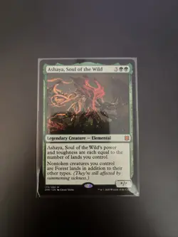 MTG Ashaya, Soul of the Wild Zendikar Rising 179/280 Regular Mythic - Image 1