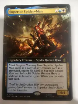 MTG Borderless Marvel's Spider-Man SPM Superior Spider-Man (0275) MINT - Image 1