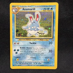 Azumarill 2/111 Neo Genesis Unlimited Rare Holo - Pokemon Card TCG - LP - Image 1