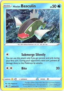 Hisuian Basculin - Promo SWSH: Sword & Shield Promo Cards SWSH273 NM Pokemon - Image 1