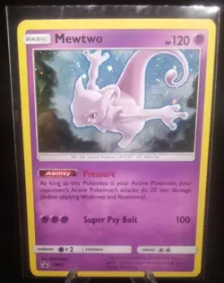 Pokemon Sun & Moon Black Star Promos Mewtwo #SM77 - Image 1