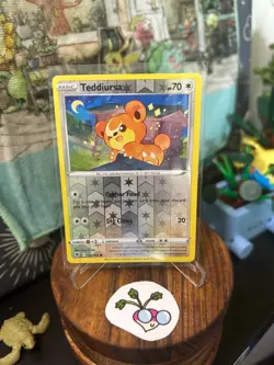 Pokemon TCG - Teddiursa (Reverse Holo) - Astral Radiance - 122/189 - Common - Image 1