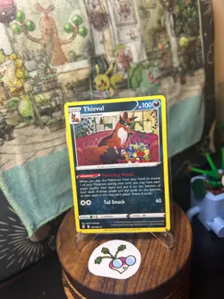 Pokemon TCG - Thievul (Regular) - Evolving Skies - 105/203 - Rare - Image 1