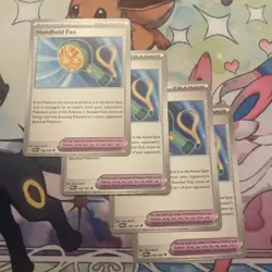 4x Handheld Fan 150/167 x4 - Twilight Masquerade - Pokemon TCG - Playset - Image 1