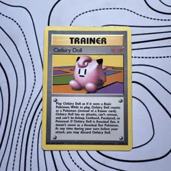 Pokemon Clefairy Doll 70/102 Base Set 1999 MP - Image 1