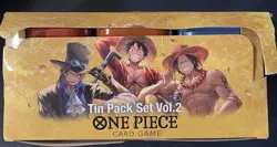 One Piece TCG Tin Pack Set Vol. 2 Set Lot Of 12 TS-02 Display English New - Image 1