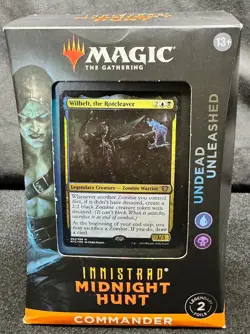 Magic the Gathering MTG Innistrad Midnight Hunt Commander Deck Undead Unleashed - Image 1