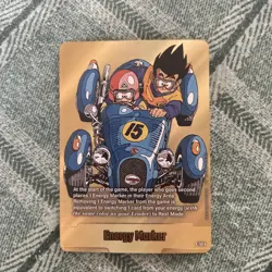 Son Goku E-50 Gold Energy Marker Dragon Ball Manga Booster Card Fusion World - Image 1