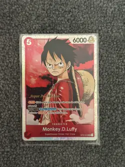 One Piece Card Game - Super Pre-Release - Monkey .D. Luffy - ST01-012 - English - Image 3