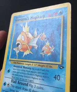 Giovanni’s Magikarp 73/132 Gym Challenge WOTC Wizards Pokemon Card PLAYED - Image 4